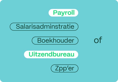 Wat is het verschil tussen payroll of een uitzendbureau?
